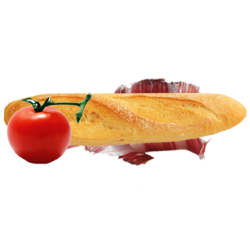 Baguette de Ibérico con Tumaca