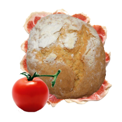 Mollete de Ibérico con tumaca