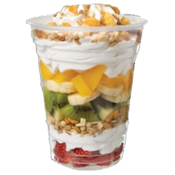 Yogourt casero de frutas