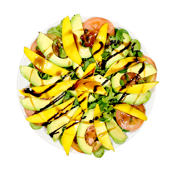 Ensalada de mango y aguacate