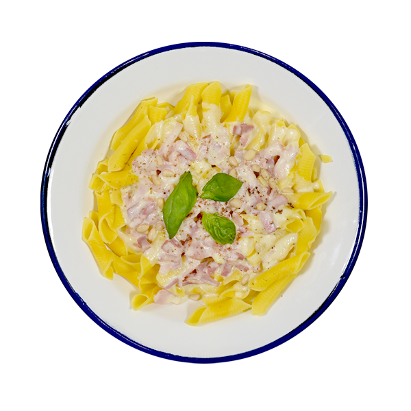 Penne carbonara